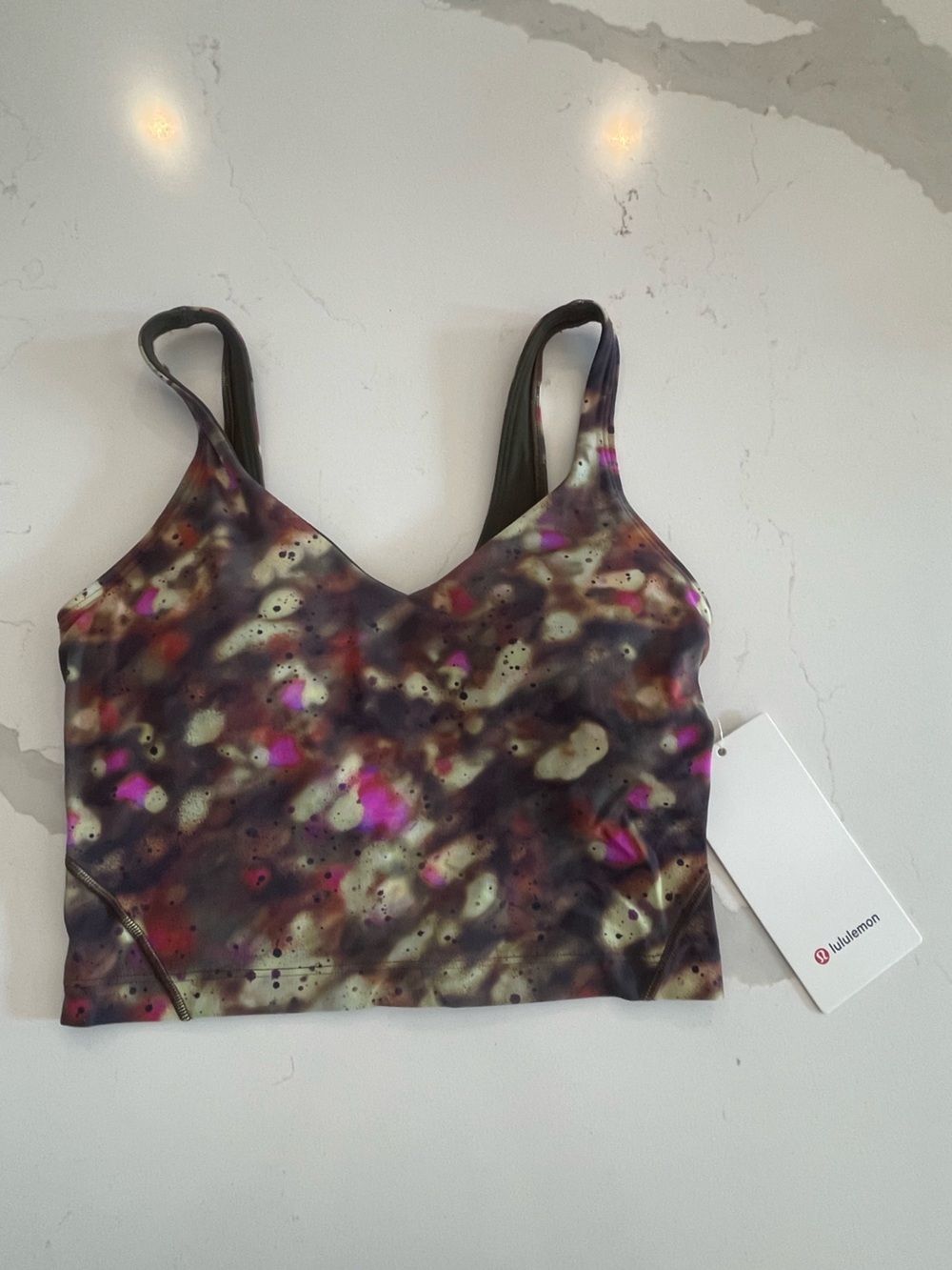 NWT lululemon athletica Multicolor Align Workout Top